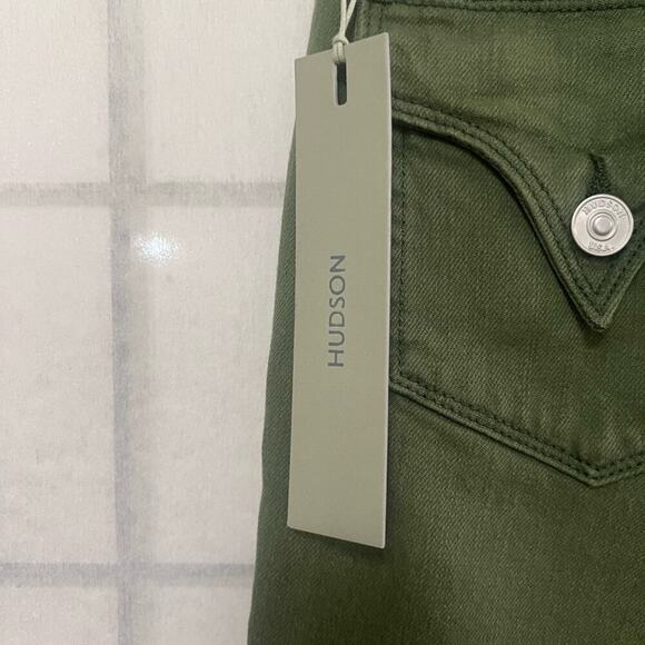 Hudson Jeans Women's Boot Cut in Forest Green - Picture 7 of 10